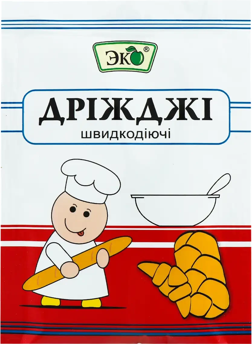 Спеції та прянощі ЕКО Дріжджі сухі активні хлібопекарські (швидкорозчинні) 11г