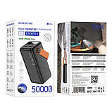Універсальна Мобільна Батарея Power Bank Borofone BJ66A Magnifico 22.5W+PD20 50000 mAh Колір Чорний, фото 3