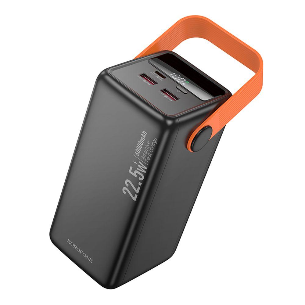 Універсальна Мобільна Батарея Power Bank Borofone BJ66B Magnifico 22.5W+PD20 60000 mAh Колір Чорний