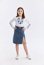 Трикотажна вишиванка для дівчинки "Зоряне сяйво", фото 5