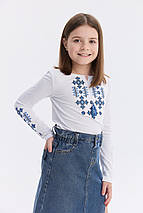 Трикотажна вишиванка для дівчинки "Зоряне сяйво", фото 2