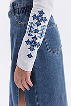 Трикотажна вишиванка для дівчинки "Зоряне сяйво", фото 4