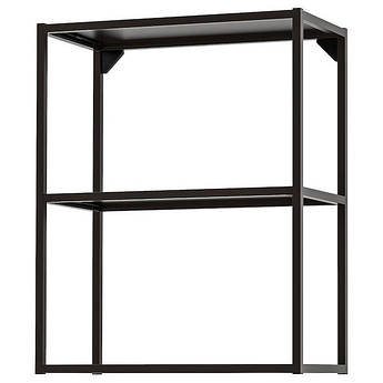 Настінна шафа IKEA ENHET 60x30x75 см Чорна 004.489.72