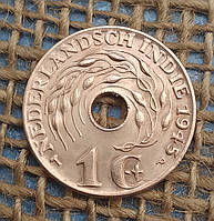 1 цент 1945 року. (Р). Нідерландська Ост-Індія