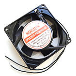 Осьовий вентилятор 92x92x25, AC 220V, 0.1 A, фото 7