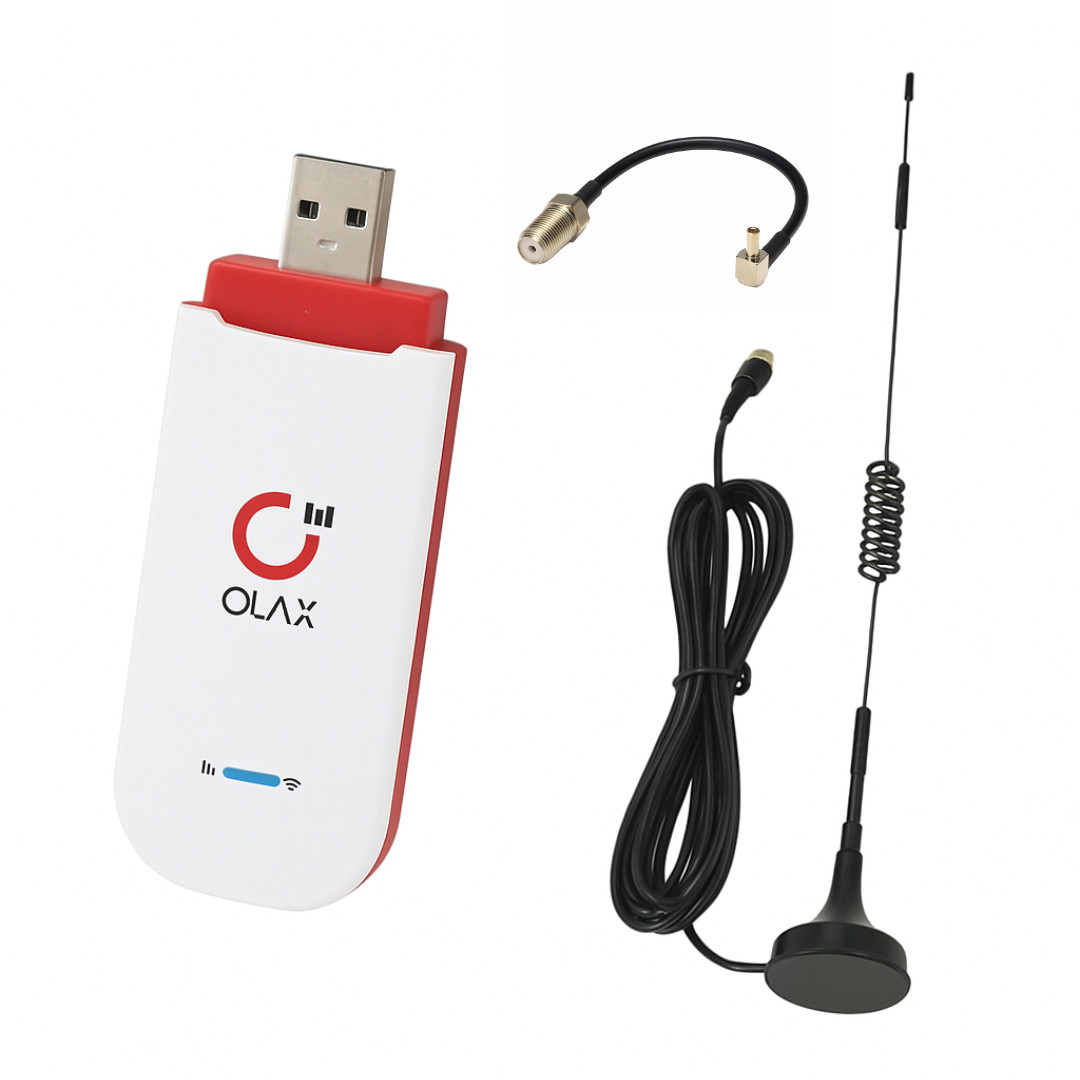Автомобільний 4G LTE комплект USB-WiFi-модем Olax U90H-E + автомобільна антена 7 Дб