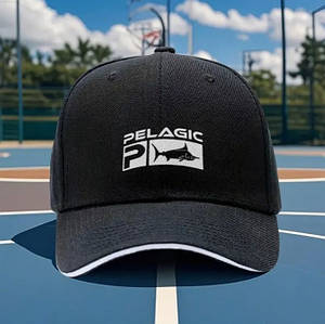 Кепка, бейсболка PELAGIC (55-58) Чорно-білий