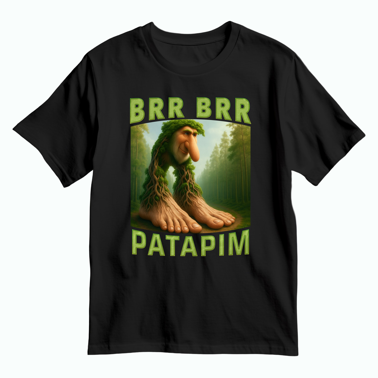 Дитяча футболка Brr brr Patapim/Брр Брр Патапім, чорна, фото 1