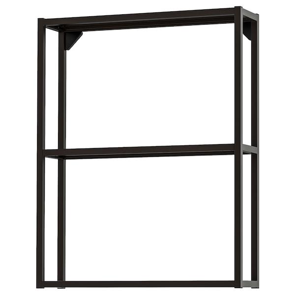 Настінна шафа IKEA ENHET 60x15x75 см Чорна 804.489.68