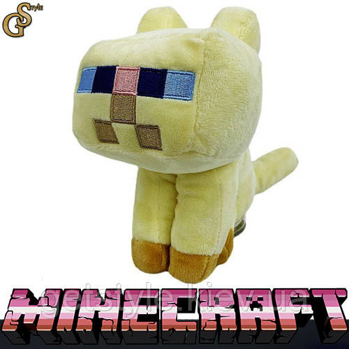 Іграшка Котик Yellow Cat Minecraft 25 см, фото 1