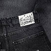 Чоловічі широкі шорти джинсові Dime чорні, оверсайз, Y2K стиль, фото 7