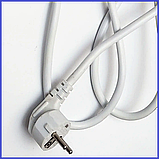 Кабель з вилкою для підключення бойлера 1,5 мм2 с заземлением довжина 170 см (до 3,3 кВт), фото 2