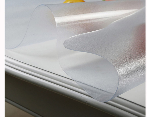 Рифлене м'яке скло для скляних глянцевих столів, товщина 800 мкм (0,8 мм)