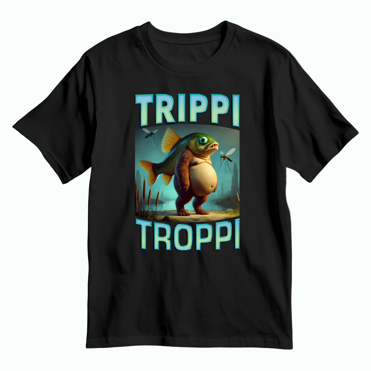 Дитяча футболка Trippi troppi/Тріппі троппі, чорна, фото 1