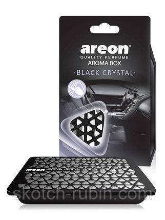 Ароматизатор AREON Aroma Box Чорний кристал для автомобіля під сидіння з тривалим ефектом