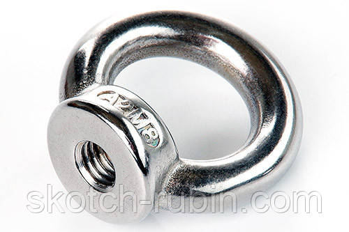 Гайка з кільцем М8 нержавіюча A2 для монтажу та такелажу міцна упаковка 10шт