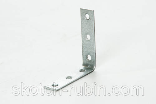 Кутник оцинкований 60х60х15х2мм для меблів та будівництва кріплення під кутом 90 градусів