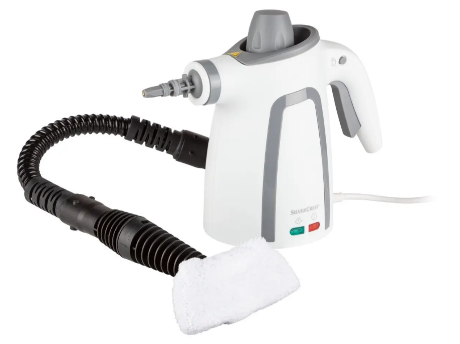 Ручний пароочисник SilverCrest SDR 1050 D1 (3.5 Бар, 250 мл, 1050 Вт, Німеччина), фото 1