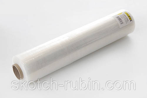 Стретч плівка прозора 500мм 3кг 20мкм для упаковки товарів та зберігання в побуті