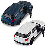 Автомодель - FORD EXPLORER 2023 (перламутрово-білий, блакитний металік), фото 2