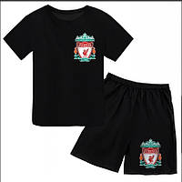 Футболка і шорти, літній бавовняний костюм "Ліверпуль футбол клуб команда" ВСІ Розміри