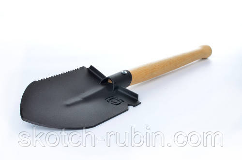 Лопата саперна Турист 523мм для дачі та туризму з порошковим покриттям легкий міцний інструмент