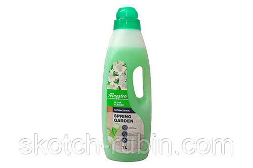 Засіб для миття підлоги антибактеріальний Весняний сад 1л для чистоти та захисту від бактерій