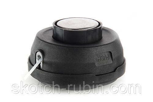 Катушка для триммера напівавтоматична з металевою кнопкою для подачі ліски 1.65-4.0мм СИЛА