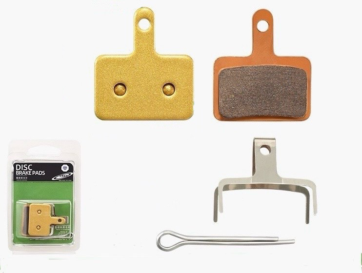 Гальмівні колодки 90% мідь, високотемпературні для SHIMANO M515 M525 C501 C601 M415 M485 M465 M475 M495 M445 M446 M375 M395 M355, фото 1