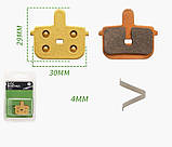 Гальмівні колодки типу Avid Elixir, SRAM Guide, DB, XX, X0 мідні ≥90%, з пружиною, для електровелосипедів, фото 2