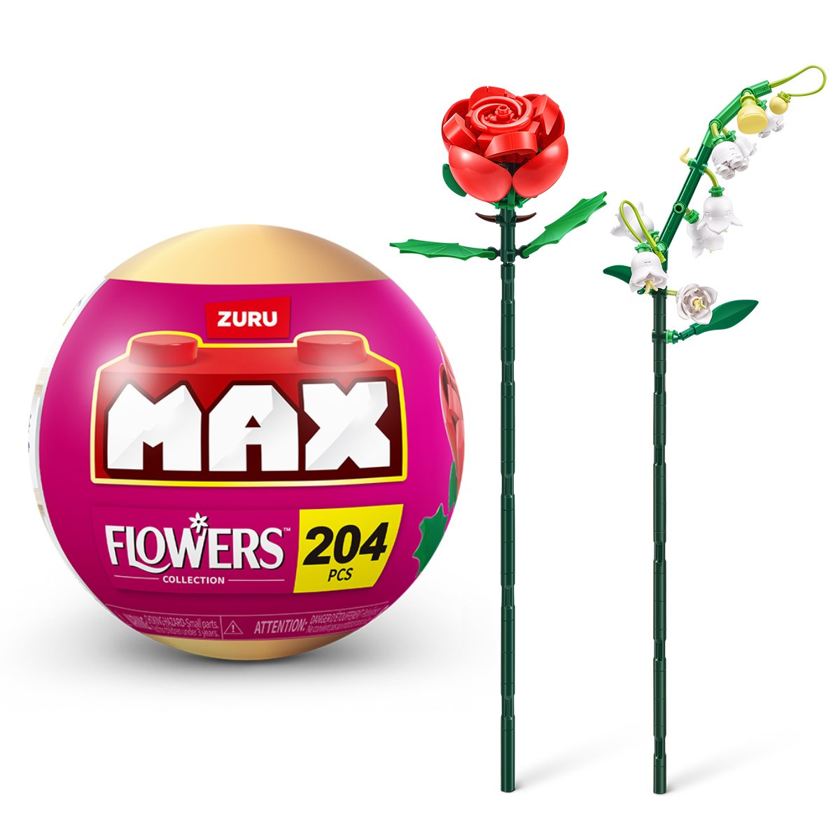 Конструктор у капсулі MAX S1 — САДОВІ КВІТИ (в асорт, у дисплей.)