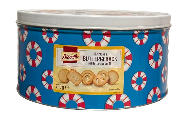 Печиво Biscotto Dänisches Buttergebäck 750г, фото 1