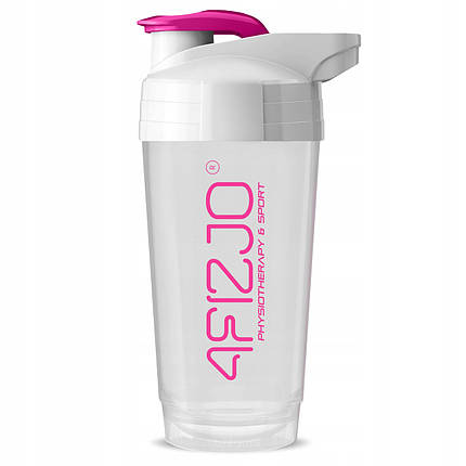 Шейкер спортивний 4FIZJO Ultra 700 мл White/Pink (P-5905973407069), фото 1