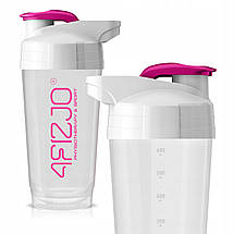 Шейкер спортивний 4FIZJO Ultra 700 мл White/Pink (P-5905973407069), фото 4