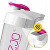 Шейкер спортивний 4FIZJO Ultra 700 мл White/Pink (P-5905973407069), фото 8