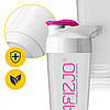 Шейкер спортивний 4FIZJO Ultra 700 мл White/Pink (P-5905973407069), фото 11