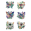 Алмазна мозаїка, набір для творчості містить все необхідне для створення шести оригінальних метеликів, фото 3