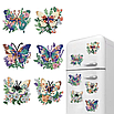 Алмазна мозаїка, набір для творчості містить все необхідне для створення шести оригінальних метеликів, фото 4