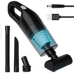 Автомобільний пилосос 120Вт, 2000 мАг від USB / Бездротовий пилосос для машини / Ручний пилосос