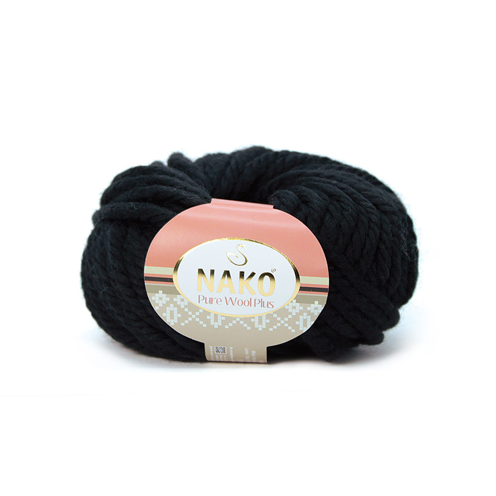 Nako Pure Wool Plus - 217 чорний