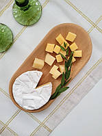 Дошка для подавання страв. Менажниця на 2 секції (масив бука) 240х20 мм