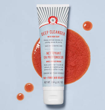 First Aid Beauty Deep Cleanser with Red Clay 134 г – глибокий очищуючий гель з червоною глиною