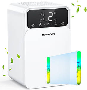 HONMICON Осушувачі повітря для домашньої вогкості, мініелектричний осушувач повітря з шумом 30 дБ, фото 1