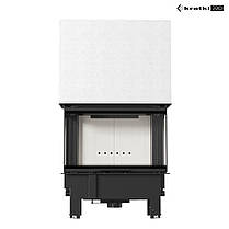 Сталева тристороння камінна топка Kratki REGNOR 800/400 (8 кВт) Камін гільйотину REGNOR, фото 3