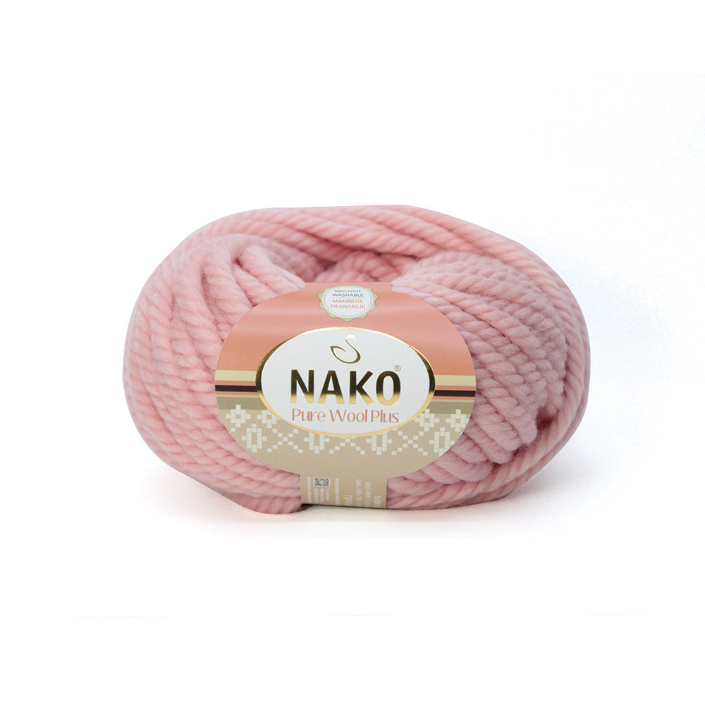 Nako Pure Wool Plus - 11480 рожевий
