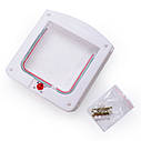 Дверцята двосторонні для тварин з 4 режимами PET DOOR White, фото 6