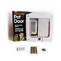 Дверцята двосторонні для тварин з 4 режимами PET DOOR White, фото 3