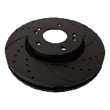 BMW 5 E39, 7 E32, 8 E31, 324x77mm, Передній гальмівний диск з перфорацією і насічками, фото 3