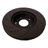 BMW 5 E39, 7 E32, 8 E31, 324x77mm, Передній гальмівний диск з перфорацією і насічками, фото 4