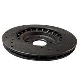 Hyundai Accent 3, Getz, i20 I, Kia Rio 2, 262x64mm, Задній гальмівний диск з перфорацією та слотами, фото 3